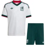 Conjunto 2026 Segunda Blanco - Playera Mexico 2026 Niños | camisetafutbolshop