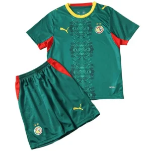 Conjunto 2026 Segunda Verde - Senegal Niños Barata | camisetafutbolshop