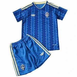 Conjunto 2026 Segunda Azul - Suecia Niños Barata | camisetafutbolshop