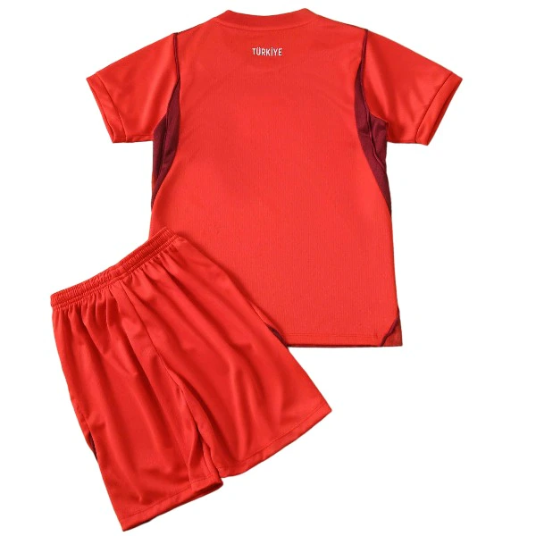 Conjunto 2026 Segunda Rojo - Turquía Niños Barata | camisetafutbolshop