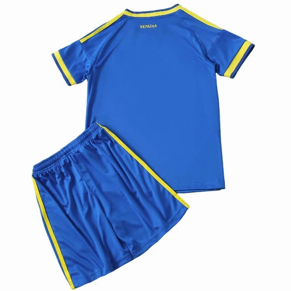 Conjunto 2026 Segunda Azul - Ucrania Niños Barata | camisetafutbolshop