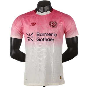 Camiseta Edición Jugadores 2025 2026 Segunda Rosa - Camiseta Bundesliga Bayer 04 Leverkusen | camisetafutbolshop