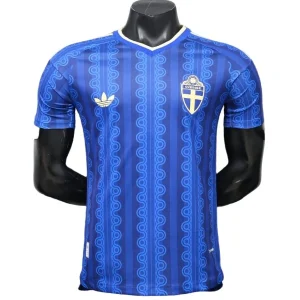 Suecia Camiseta Edición Jugadores 2026 Segunda Azul - Camiseta Viva Suecia | camisetafutbolshop
