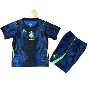 Conjunto Edición Jugadores 2026 Segunda Azul - Equipacion Brasil Niños | camisetafutbolshop