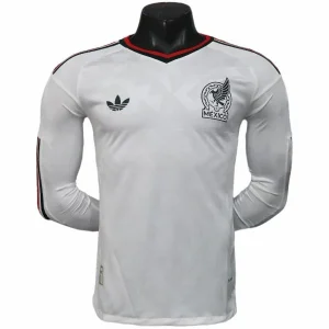 México Camiseta Edición Jugadores 2026 Segunda Blanca - Camiseta Selección México | camisetafutbolshop