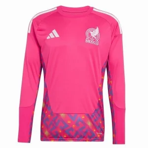 México Camiseta 2026 Portero Rosa - Camiseta Selección México | camisetafutbolshop