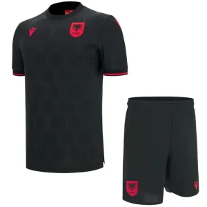 Conjunto 2026 Tercera Negro - Albania Niños Barata | camisetafutbolshop