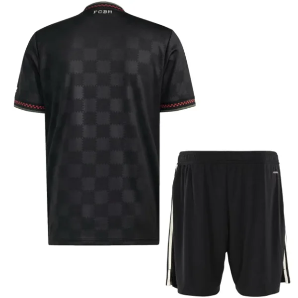 Conjunto 2025 2026 Tercera Negro - Bayern Múnich Niños Barata | camisetafutbolshop