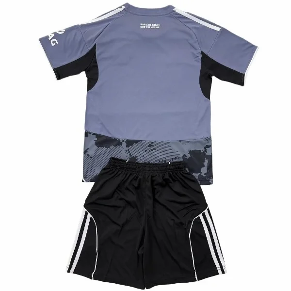 Conjunto 2025 2026 Tercera Gris - Eintracht Frankfurt Niños Barata | camisetafutbolshop
