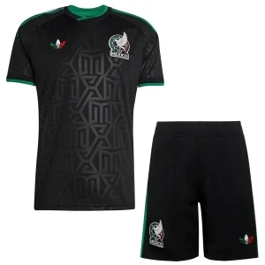 Conjunto 2026 Tercera Negro - Playera Mexico 2026 Niños | camisetafutbolshop