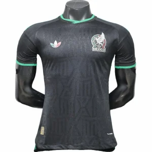 México Camiseta Edición Jugadores 2026 Tercera Negra - Camiseta Selección México | camisetafutbolshop